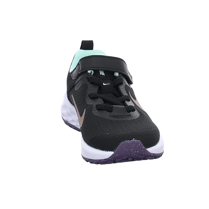 Nike (PS) Nike Revolution 6 'Noir Or Vert' DD1095-005 Enfants
