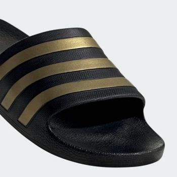 CLAQUETTES CONFORT ADILETTE – ADIDAS – EG1758 – NOIR/GOLD