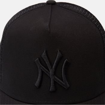 New York Yankees New Era Clean Trucker Cap Black